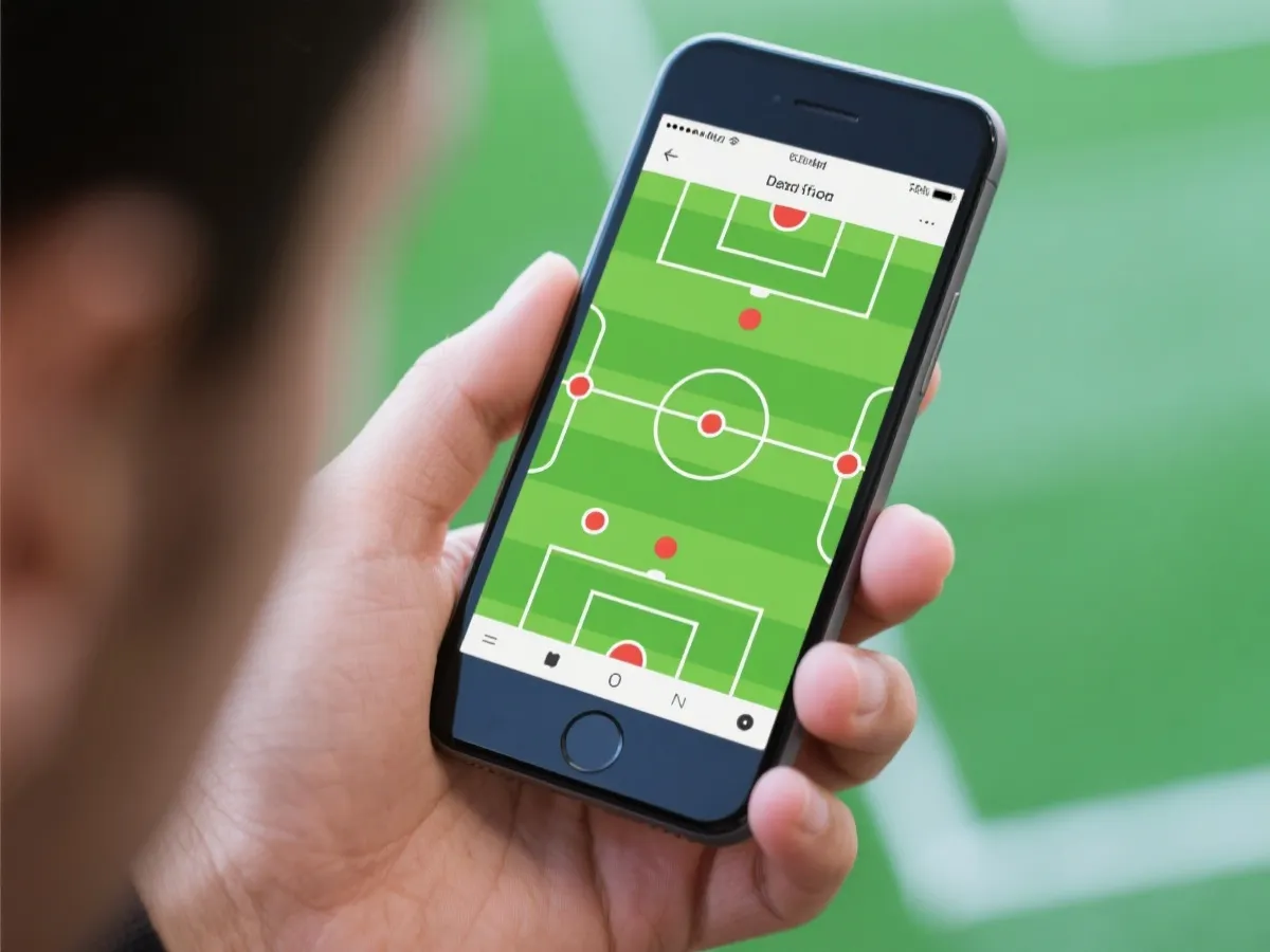 英超直播平台 APP 界面预览